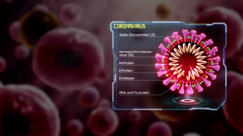 Animation of Coronavirus Structure
