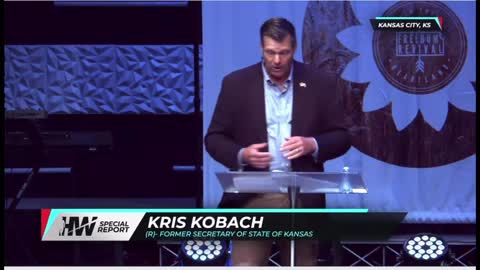 Kris Kobach Discusses Private Vaccine Mandates at KSHF Freedom Revival