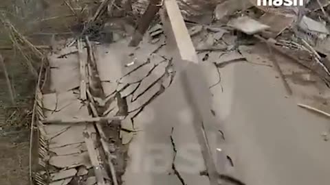 Paninsky Bridge Collapsed In Vyazma, Smolensk Region Of Russia