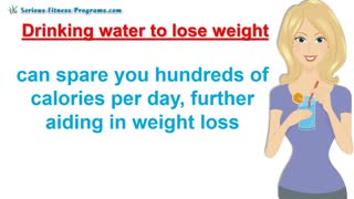 Drinking Water To Lose Weight, The Water Diet !!!