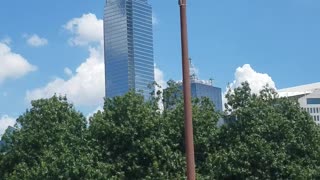 Dallas reunion tower from the ground