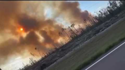 Louisiana Fire on Tiger Island - Mandatory Evacuations Yesterday