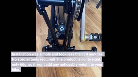 Customer Feedback: Aceoffix Easy Wheels Extension Bar for Brompton Folding Bike 66g