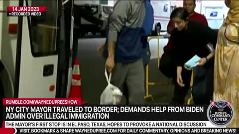 Eric Adams Travels To View Border Crisis In Real Time; Wants Action From Biden!