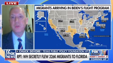 Joe Biden Flew 90% of Illegals in Secret Migrant Flight Program to Florida and Texas