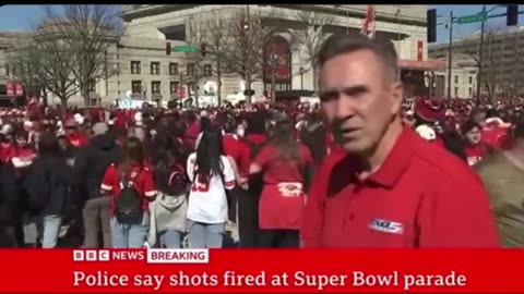 The Moment Shots Were fired at Chiefs Parade Caught on LIVE TV!.