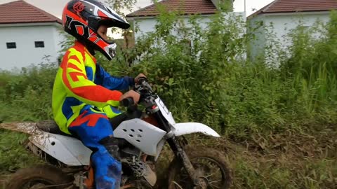 8 year old motocross training with gasgas 50