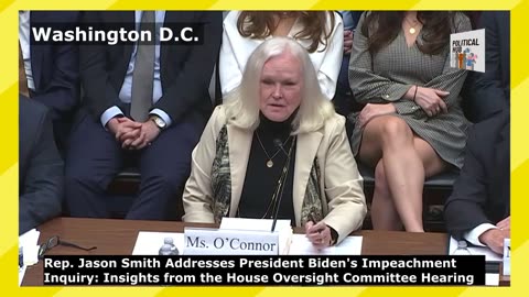 Rep. Jason Smith Demands Biden's Impeachment at House Oversight Committee Hearing in Washington D.C.