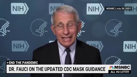 Fauci on viral loads in the vaccinated vs unvaccinated