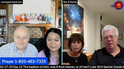 Oct17, 2023 Living By Faith Day12 -Luke20:4 with Guests Pastors Donna&Ron Kutinsky