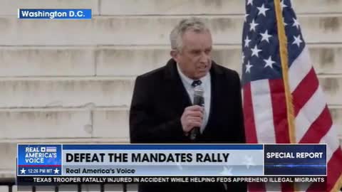 Robert F. Kennedy Jr.: SPEAKS AT DEFEAT THE MANDATE RALLY 2022
