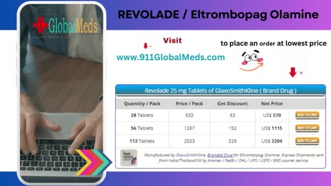 Order REVOLADE / Eltrombopag Olamine today for Quick Delivery