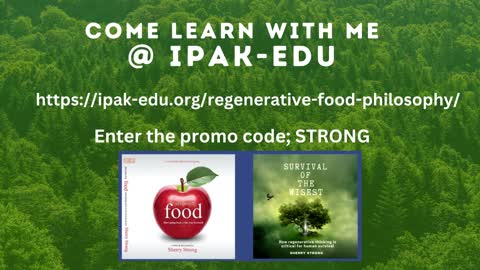 Regenerative Food Philosophy at IPAK University Course Overview