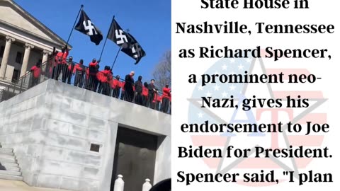 Nazi's Takeover Nashville Statehouse amid Supporting Biden