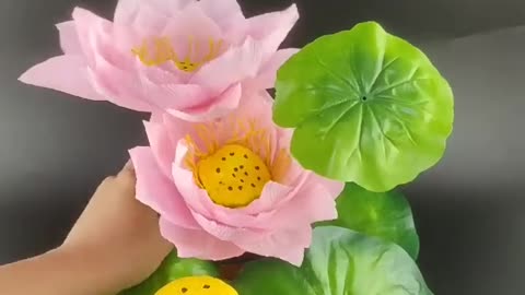 Paper Lotus Flower Tutorial