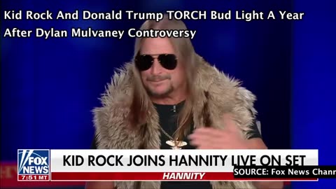 Kid Rock And Donald Trump TORCH Bud Light A Year After Dylan Mulvaney Controversy