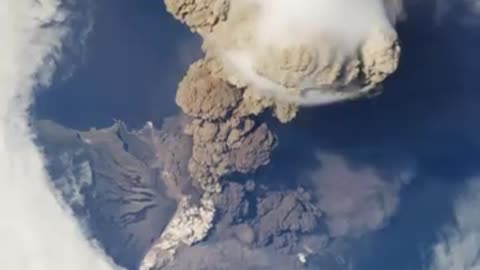 NASA | Sarychev Volcano Eruption from the International Space Station