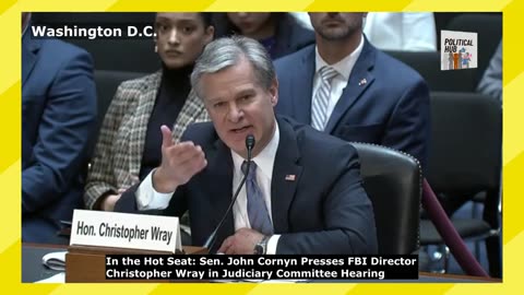 Senator Cornyn Interrogates FBI Director Christopher Wray