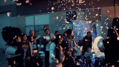 Highlight video captures family's gender reveal celebration