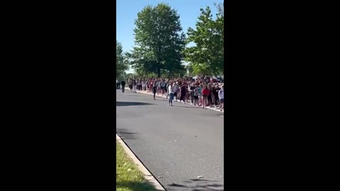 High School kids walk out to protest transgender bathroom rules