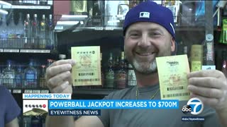 Powerball lottery jackpot increases to $700 million