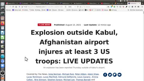 2 EXPLOSIONS OUTSIDE KABUL AIRPORT