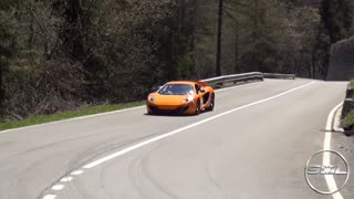 Super Car Drifting on Mountain