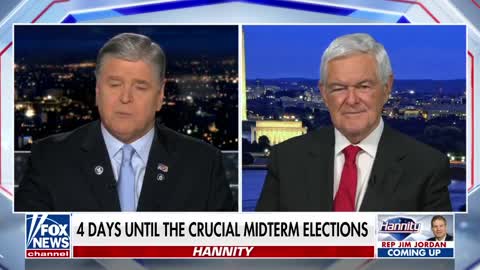 Newt Gingrich Predicts 'Great Night' for Republicans on November 8th