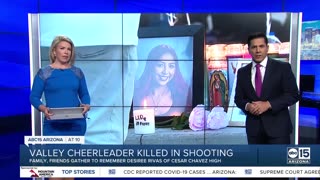 Valley cheerleader honored after she is killed in a shooting