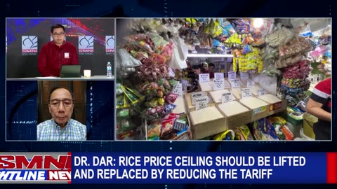 Dr. Dar: Rice price ceiling should be lifted and replaced by reducing the tariff