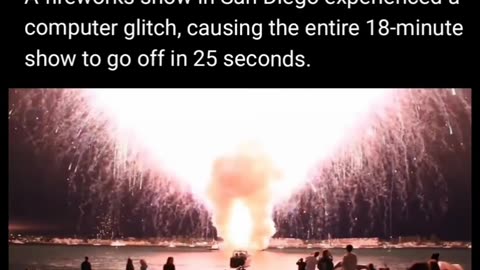 The world's largest chemical explosion