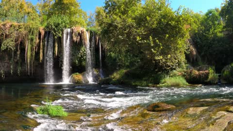 Wonderful beautiful waterfall