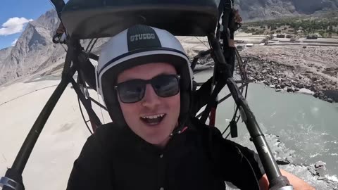 $30 EPIC Pakistan Paragliding (Skardu) 🇵🇰