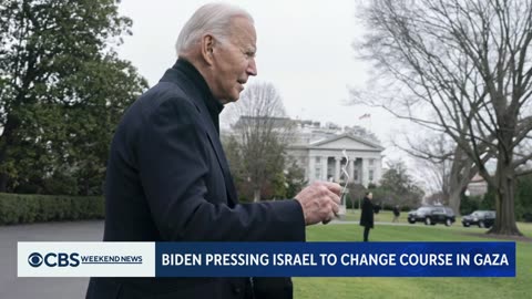President Biden says he did not ask Netanyahu for a cease-fire during their Saturday phone call