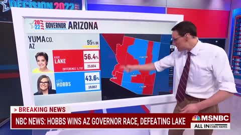 Katie Hobbs Defeats Kari Lake To Win Arizona Governor's Race,NBC News Projects