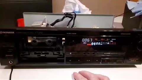 Pioneer CT-S510 black 3 head deck, back to life