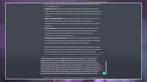 Parlo di alieni e UFO con il programma d'Intelligenza Artificiale(AI),la Chat GPT OpenAI DOCUMENTARIO domande e risposte,alieni e UFO che non sono mai esistiti,gli chiedo pure di Atlantide se esiste per vedere cosa risponde alla cazzate massoniche