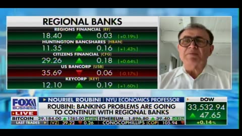 Top Economist Nouriel Roubini Tells FBN "The Worst Is Yet to Come" in US Banking Crisis