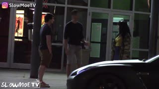 Woman with fancy car pulls off reverse gold digger prank
