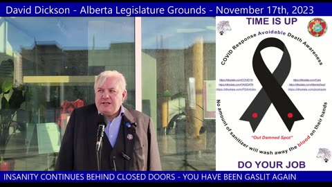 David Dickson - Alberta Legislature Grounds - November 17th, 2023