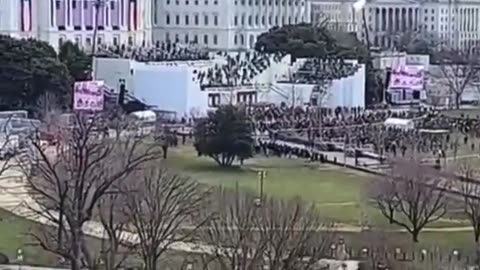 Biden's Inauguration was a Fake, Staged Performance. THE CROWD WAS NOT THERE