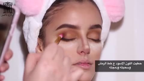 How to makeup big eyes and highlight them beautifully