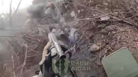 Assault from the first person of the battalion "Aidar". Bakhmut district