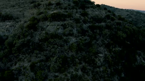 Sunset Over The Hills Near Uvalde