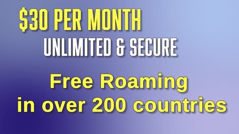 $30 Unlimited & Secure: The Ultimate Talk, Text & Data Plan!