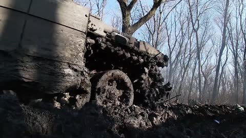 Russia Claims Its Tank Crews Destroyed Ukrainian Fortifications