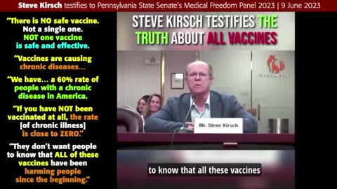 No vaccines are safe; All vaccines cause harm, says Steve Kirsch