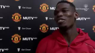 Paul Pogba tells MUTV he's spending New Year's Eve in an ice bath