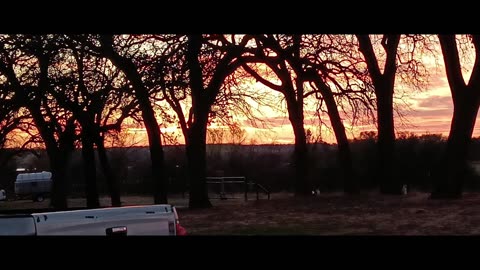 BRoll Sunset Lake Granbury Texas