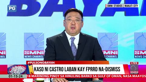 Atty. Roque: Ang kaso ay grave threats, dapat putunayan na nagbabanta sa buhay ng tao ang nagsalita